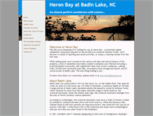 Tablet Screenshot of heronbay.org